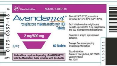 Avandamet - Gebrauchsanweisung für das Medikament, Struktur, Gegenanzeigen
