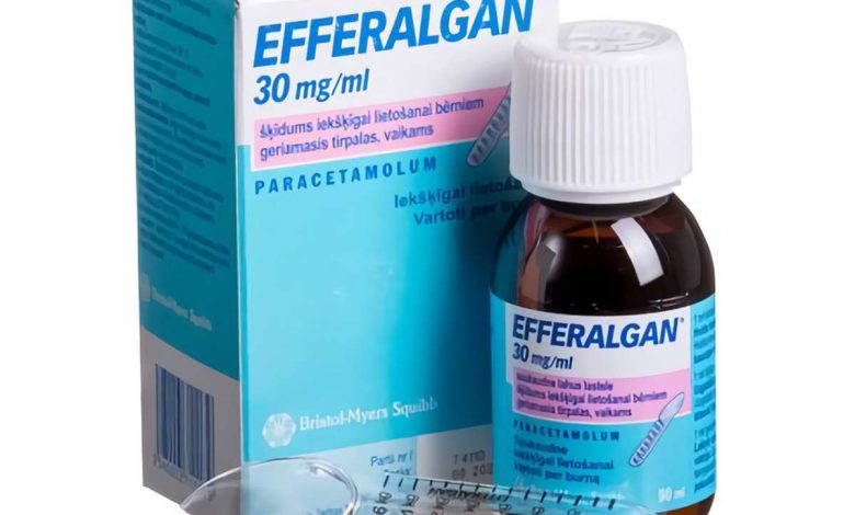 兒童Efferalgan糖漿: 使用藥物的說明, 結構體, 禁忌
