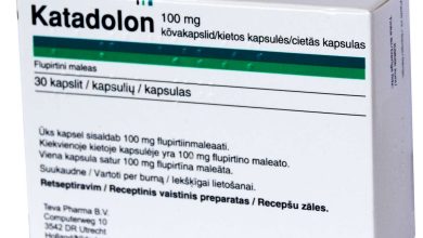 Katadolon: norādījumi par zāļu lietošanu, struktūra, Kontrindikācijas
