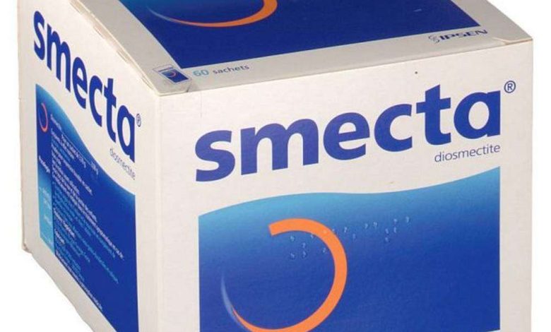 Smectics: a gyógyszer használatára vonatkozó utasításokat, szerkezet, Ellenjavallatok