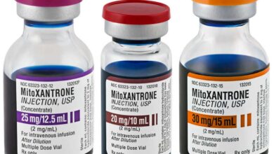 Mitoxantrone: arahan untuk menggunakan ubat tersebut, gubahan, kontraindikasi