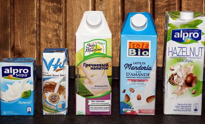 Inlocuitor de lapte - soia, orez și migdale în comparație: Sunt alternativele de lapte cu adevărat sănătoase??
